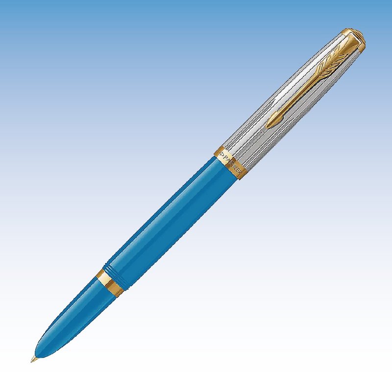 Parker 派克51型 雅致系列土耳其藍鋼筆 - 鋼筆 - 其他金屬 藍色