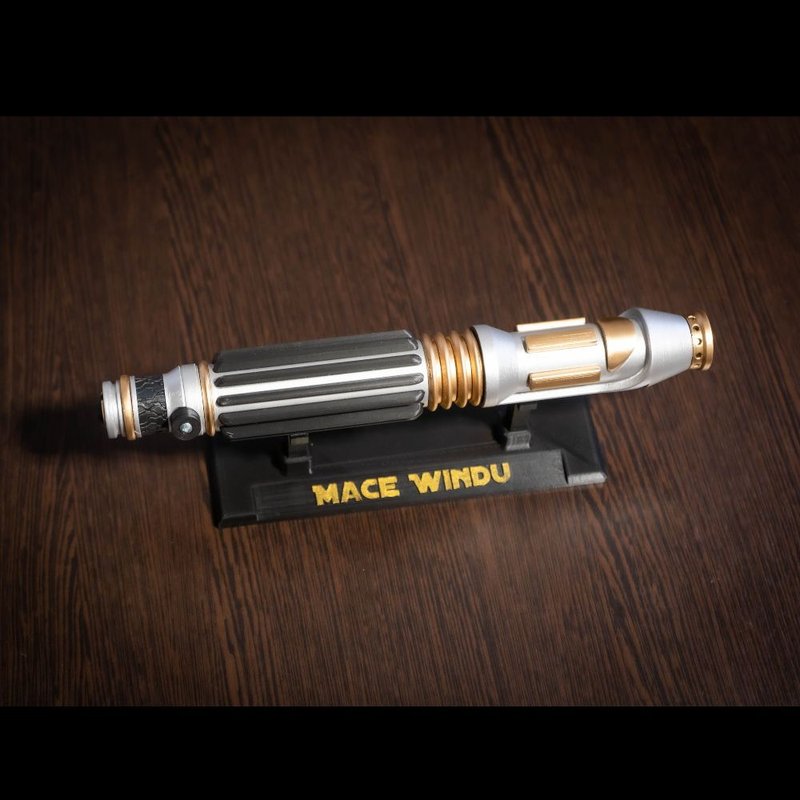 Mace Windu Lightsaber | Star Wars Props | star wars gift - 擺飾/家飾品 - 塑膠 銀色