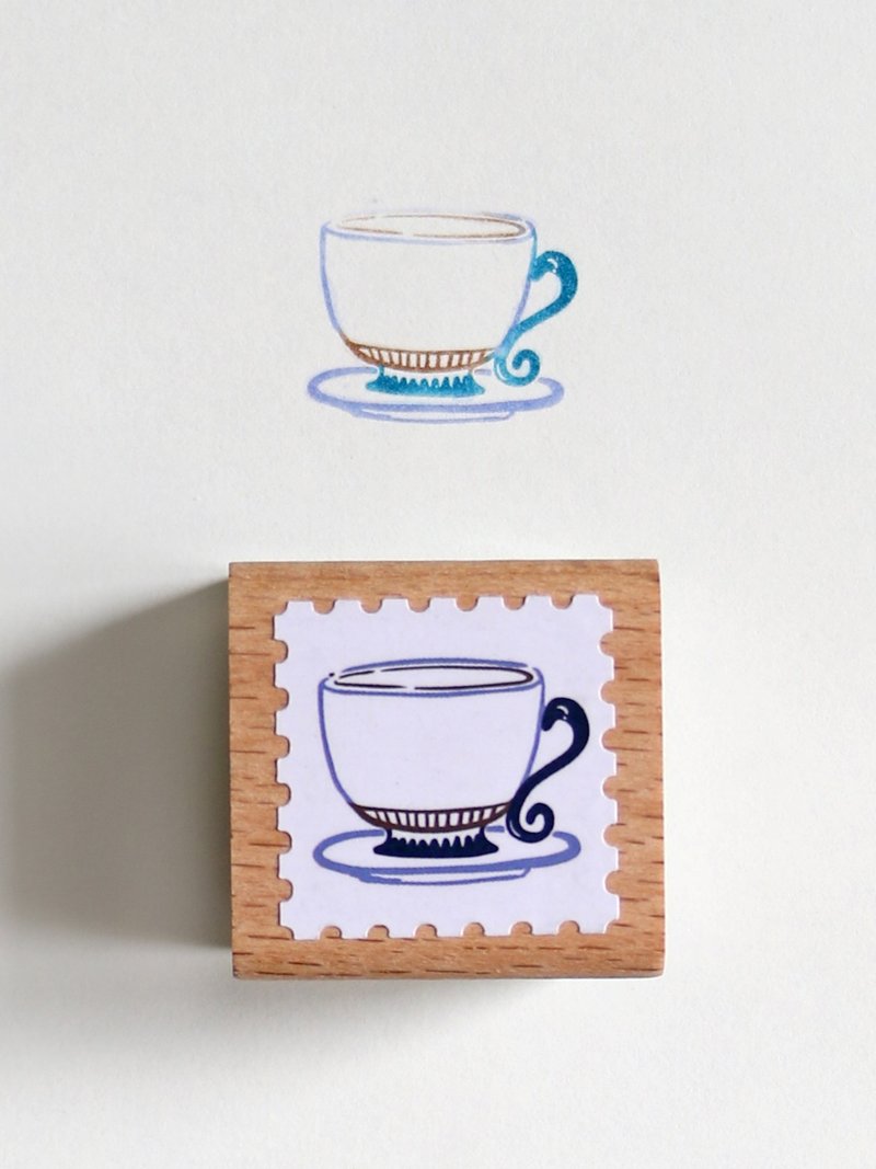 咖啡杯 原創自由拼色印章 日本TaiyopineFineColor製造 - 印章/印台 - 木頭 