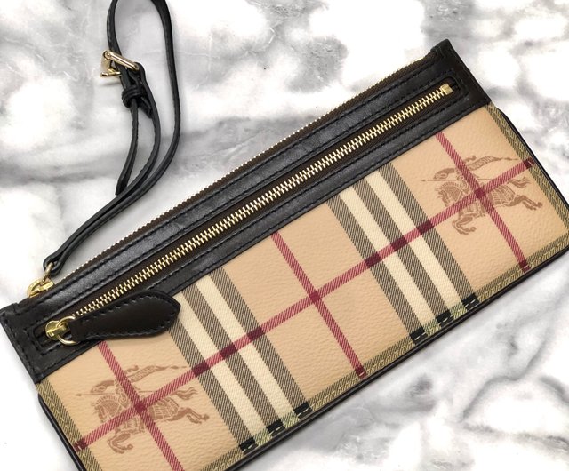 日本直送 名牌中古包 】BURBERRY バーバリー ノヴァチェック シャドー