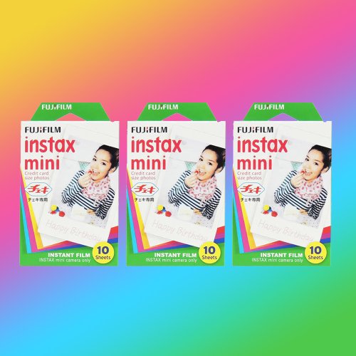 FUJIFILM 富士軟片 FUJIFILM 富士 instax mini 白邊底片 3入組