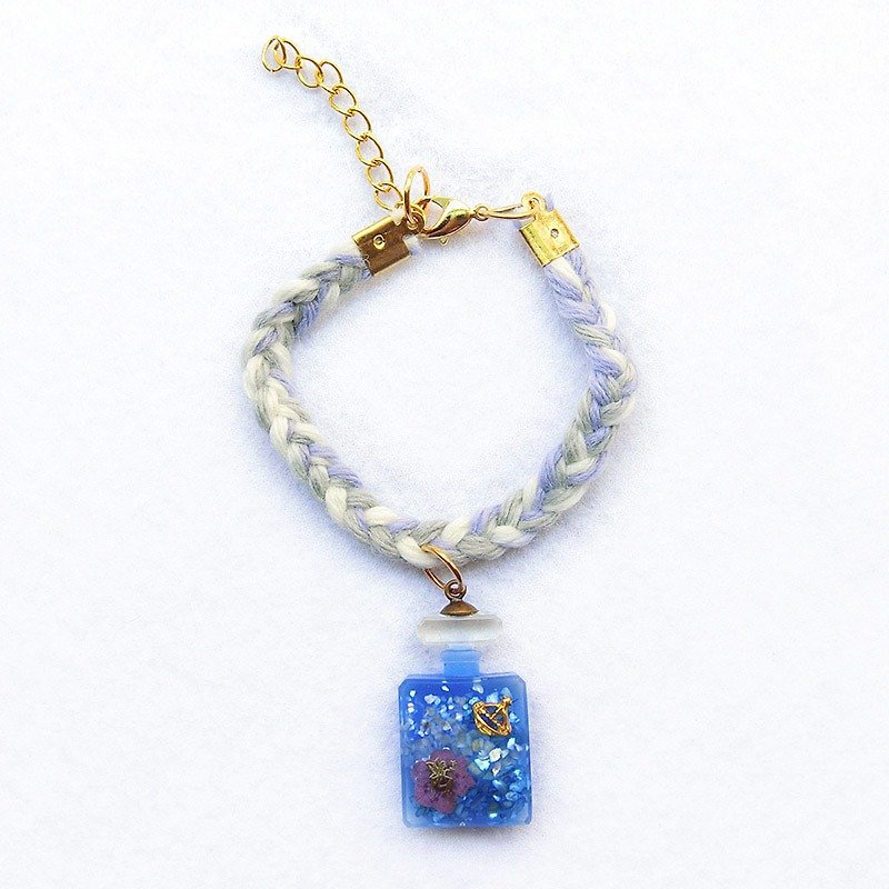 Elf Star Epoxy bracelet - Bracelets - Other Materials Blue