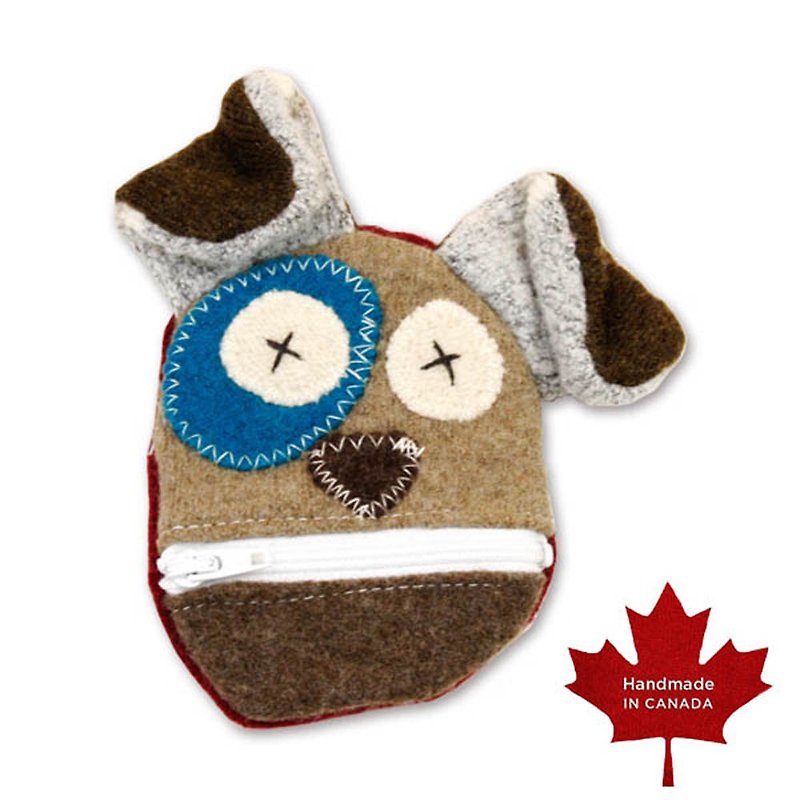 Animal Shaped Coin Purse-Puppy - Wallets - Wool 