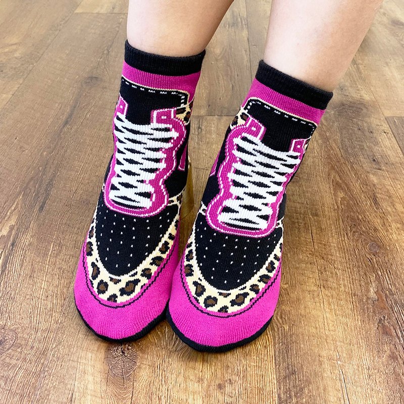 Taiwan original design [SOCKS shoe type socks] JAGUAR│Mid-calf socks men’s socks women’s socks - Socks - Other Materials Purple