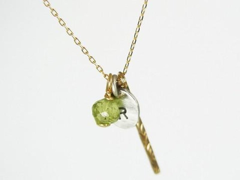 18K Gold Bar Layered Necklace for Ladies - สร้อยคอ - เครื่องประดับ สีทอง