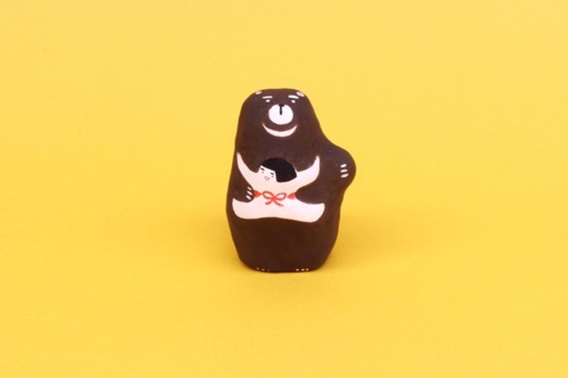 ほっこり張り子・金太郎「つかまるのだ」 - 擺飾/家飾品 - 紙 