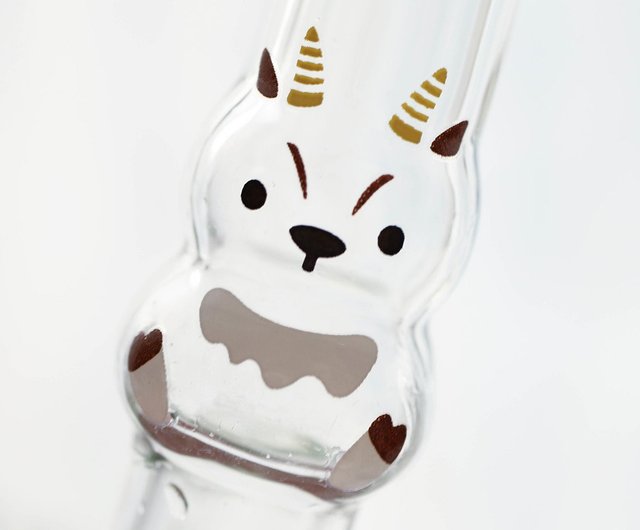 Cool cat shaped glass straw - Shop GOODGLAS Reusable Straws - Pinkoi