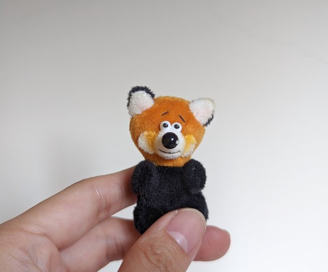 Spot] Fox/Dog/Red Panda Handmade Teddy Bear Fluffy Doll Doll