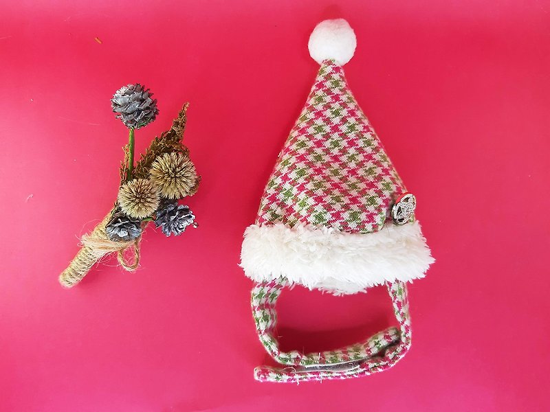 The main son sells cute - colorful Christmas series - colorful Christmas hats - ชุดสัตว์เลี้ยง - วัสดุอื่นๆ หลากหลายสี