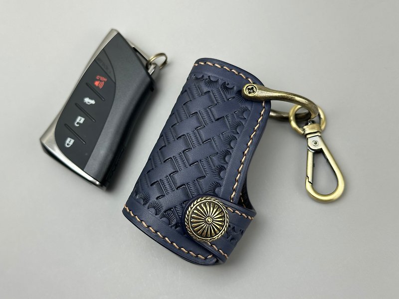Lexus key holster vegetable tanned leather - Keychains - Genuine Leather 