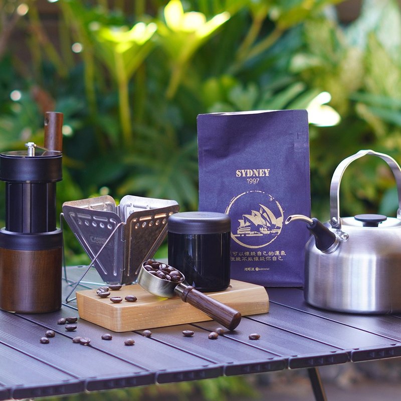 Camping DayGo戶外豪華組 3 - 咖啡壺/手沖壺 - 不鏽鋼 綠色