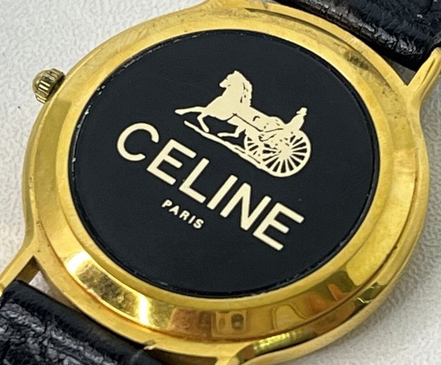 Out of print antique bag second-hand Celine carriage black