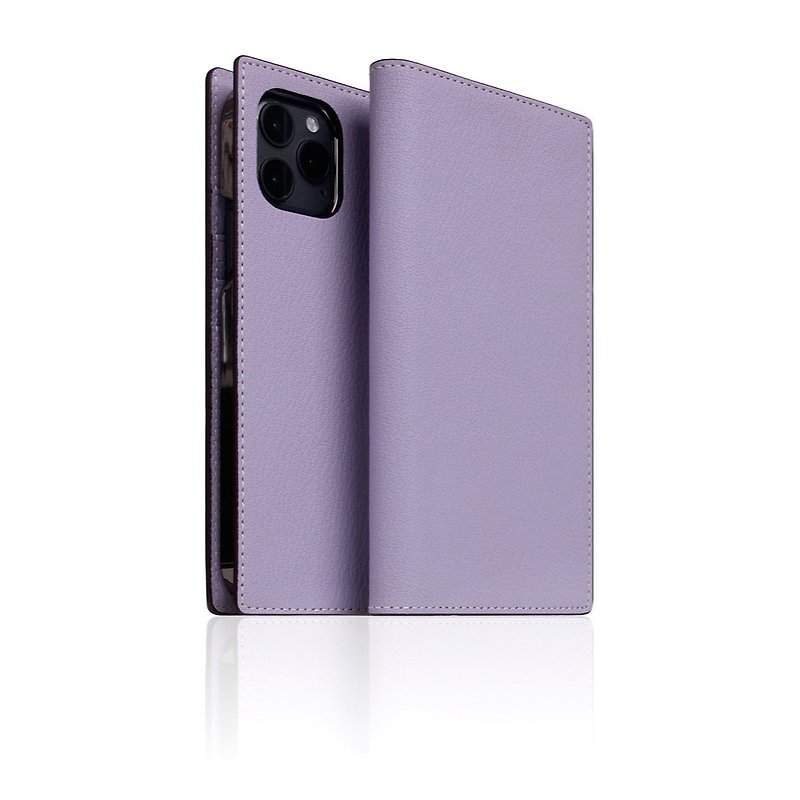 D9 France Chevere Sully Leather Diary Case for iPhone 12 / 12 Pro - เคส/ซองมือถือ - หนังแท้ สีนำ้ตาล
