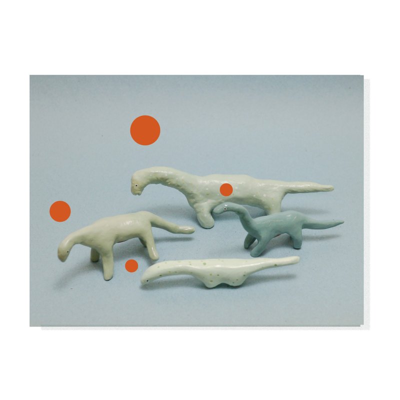 玉記 手捏恐龍仔 擺設 - 裝飾/擺設  - 黏土 