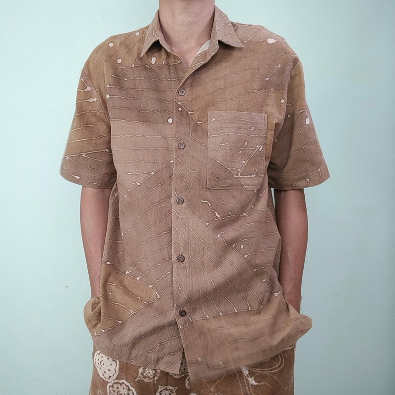 Banana sap Shirt - Men's Shirts - Cotton & Hemp Khaki