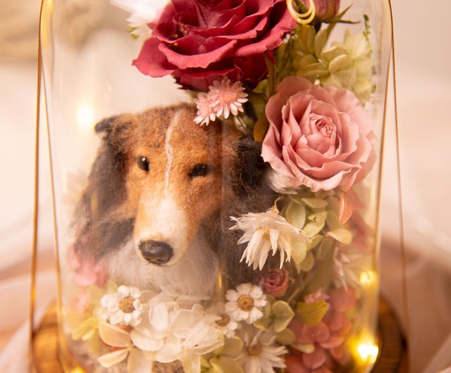 限定】ペット製羊毛フェルト プリザーブドフラワー ドライフラワー