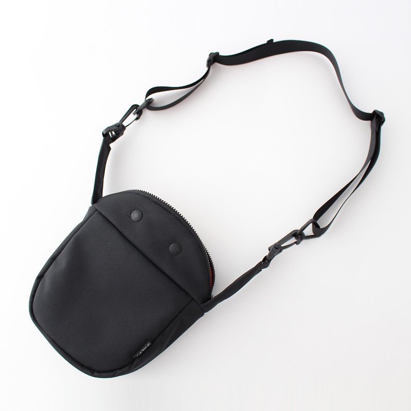 seto / creature bag / thick / Small / Taiko-sagari / Black - Messenger Bags & Sling Bags - Polyester Black
