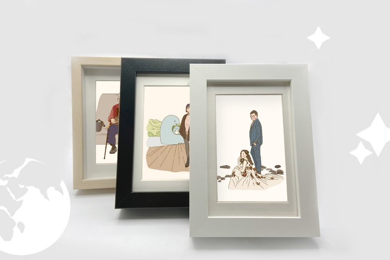 A bit pricey but better-looking thickened photo frame - กรอบรูป - พลาสติก 