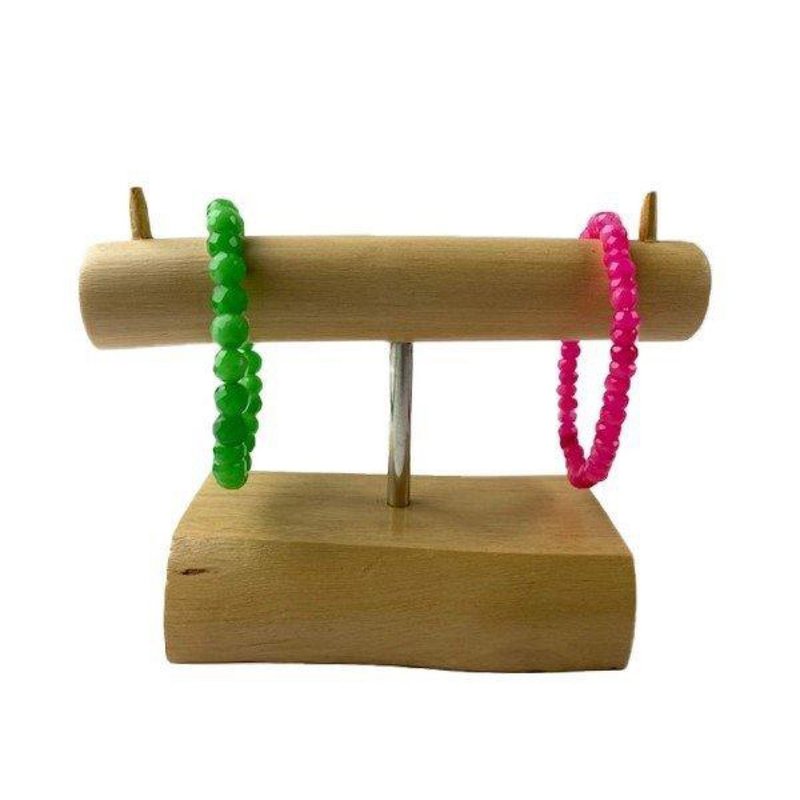 Bracelet stand wooden S size - กล่องเก็บของ - ไม้ สีนำ้ตาล