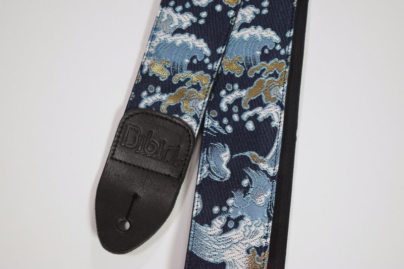 日本帆布吉他背帶  波浪 - 其他 - 棉．麻 黑色