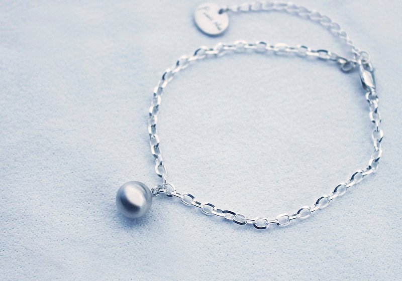 Custom small snowball bracelet - Bracelets - Sterling Silver Silver