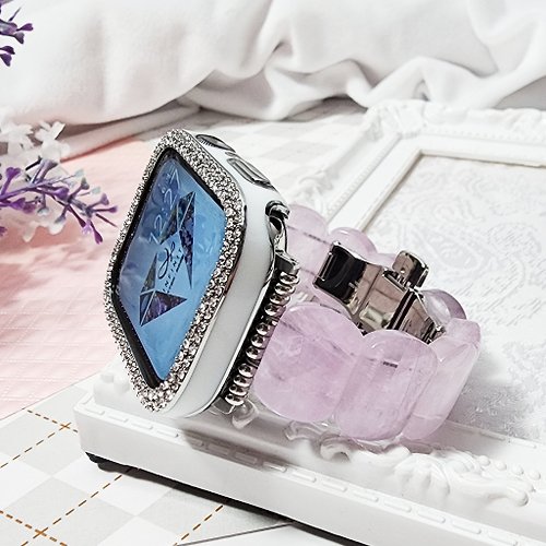LINFINITY大千設計無限創藝 頂級 紫鋰輝 Apple Watch 智慧手錶 Android 寶石 錶帶 客製 單品