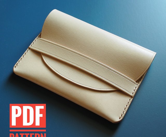 Pdf A4 Pattern Diy Easy To Make Coin Pouch Card Holder Joy O Man Leather Goods I