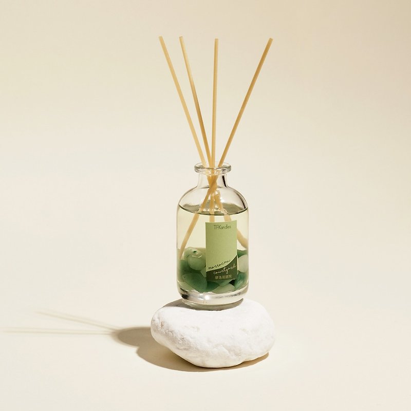 Moroccan Courtyard | Reed Diffuser with Aventurine - Fragrances - Essential Oils Green