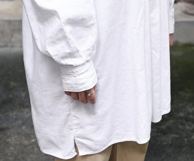 1900-30s フランスアンティーク リネンシャツ / アンティーク