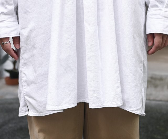 1900～30年代 フランスアンティークリネンシャツ/アンティークドレス