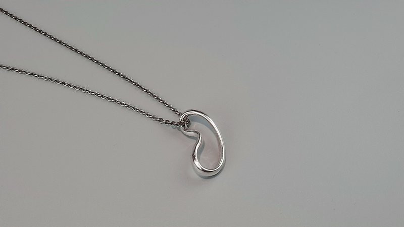 Sterling Silver Necklace/Designer Handmade Products/925 Silver/Magic Bean Series - สร้อยคอ - เงินแท้ สีเงิน