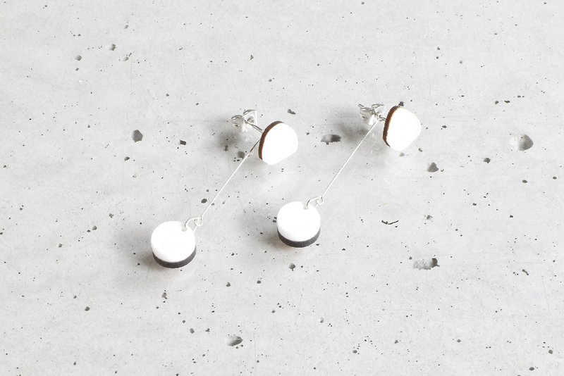 koishi drop earrings / WHITE - Earrings & Clip-ons - Acrylic White