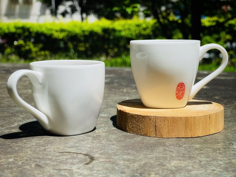 悠游 濃縮貝瓷咖啡杯 - 咖啡杯/馬克杯 - 瓷 白色