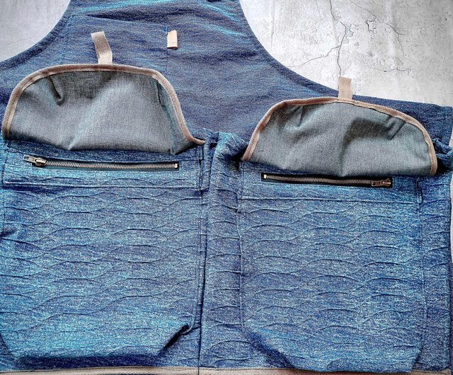 DENIM DUNGAREE PROBAN® CRAFTMAN APRON DENIM APRONS – uptowntools