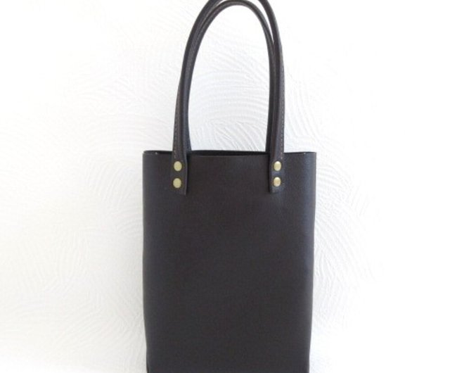 マチりん様、専用 新作・牛革・ぷっくり三角マチ・BOXミニトート・シュリンク・ダーク