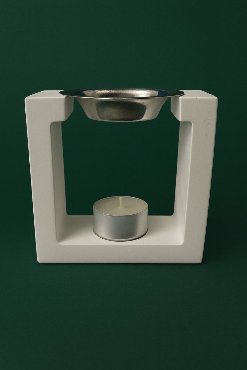 Quemador de wax - Forma - เทียน/เชิงเทียน - ดินเผา ขาว