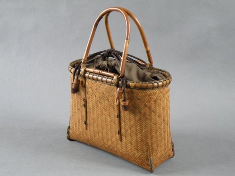 Smoke Ajiro bag - Handbags & Totes - Bamboo Brown