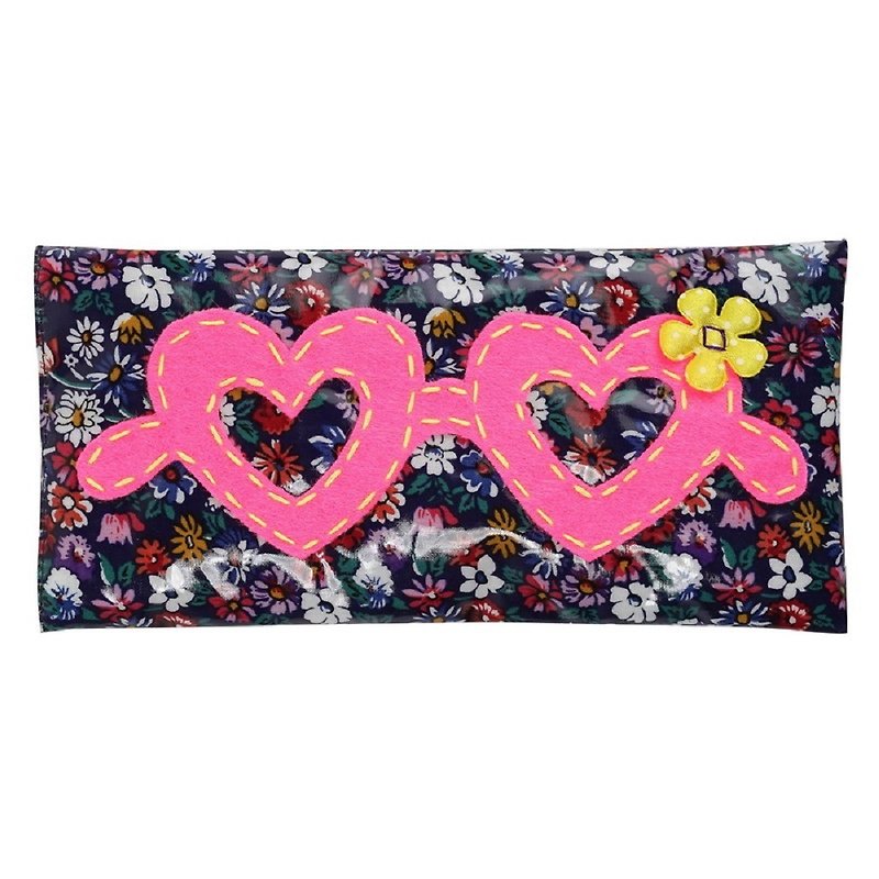 Cute glasses bag-small floral - Glasses & Frames - Other Materials 