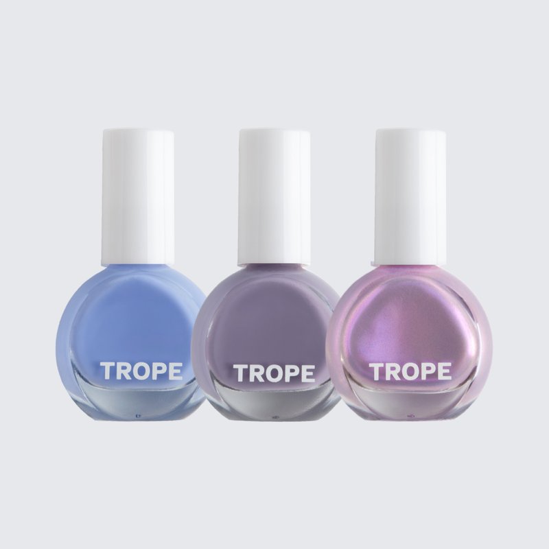 TROPE Spacetime • 3pc Nail Trio Set - Nail Polish & Acrylic Nails - Pigment Multicolor