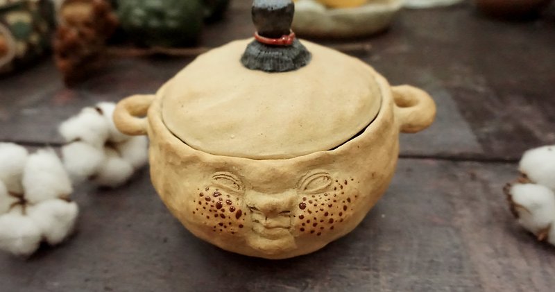 Skycraper boy stamped soup bowl - Bowls - Pottery Khaki