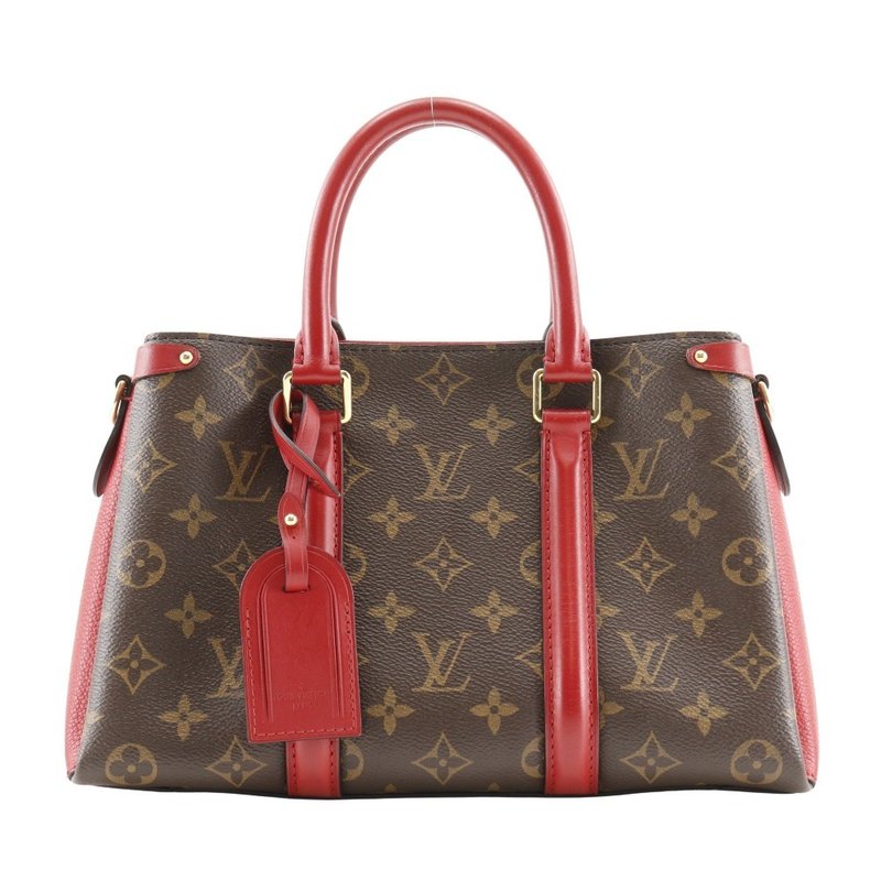 【日本直送】ルイ・ヴィトン LOUIS VUITTON スフロNV BB ハンドバッグ M44818 モノグラムキャンバス 茶/赤 レディース【中古】 - 手提包/手提袋 - 人造皮革 咖啡色