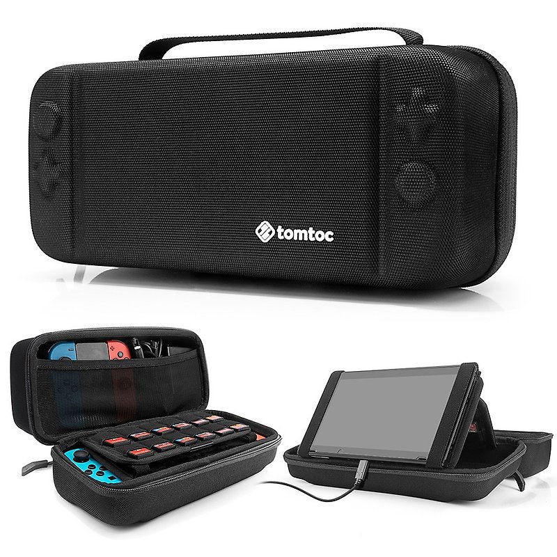 玩家首選 Switch收納包 / 旅行保護殼, 黑色 - 其他 - 聚酯纖維 黑色