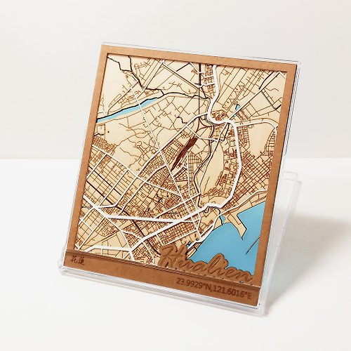 葉子紙業 一方地圖-花蓮 | 臺灣城市地圖 | 客製化地圖