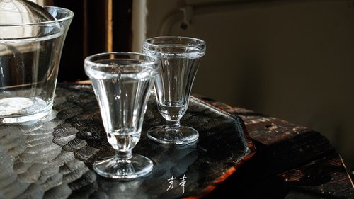 アンティーク グラス リキュールグラス 酒器 吹きガラス｜Yahoo