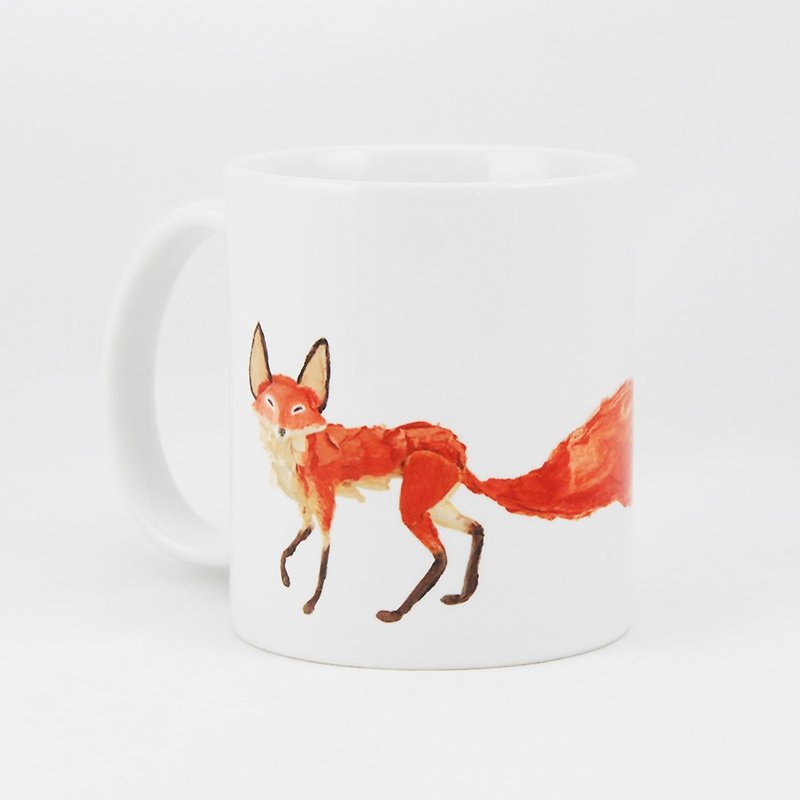 Little Prince Movie Version Authorization - Mug: Fox [secret] - Mugs - Porcelain Red