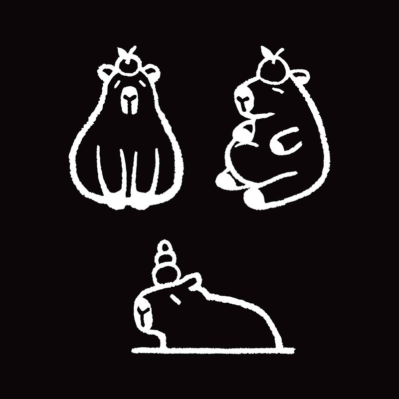 Lalan Capybara Capybara reflective stickers car stickers motorcycle stickers car stickers waterproof stickers - Stickers - Waterproof Material 