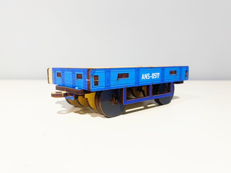 [MUSE train] Accessories material package_Material transport vehicle - Wood, Bamboo & Paper - Wood Brown