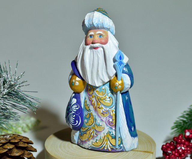 ロシア版サンタクロース人形 サンタクロース 置物 手作り