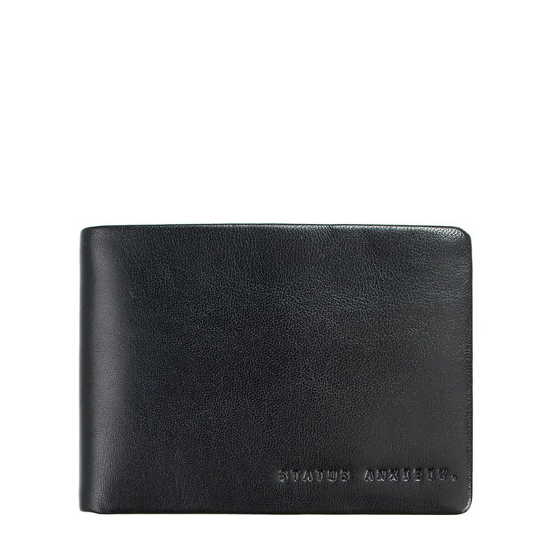 JONAH Short Clip_Black /Black - Wallets - Genuine Leather Black