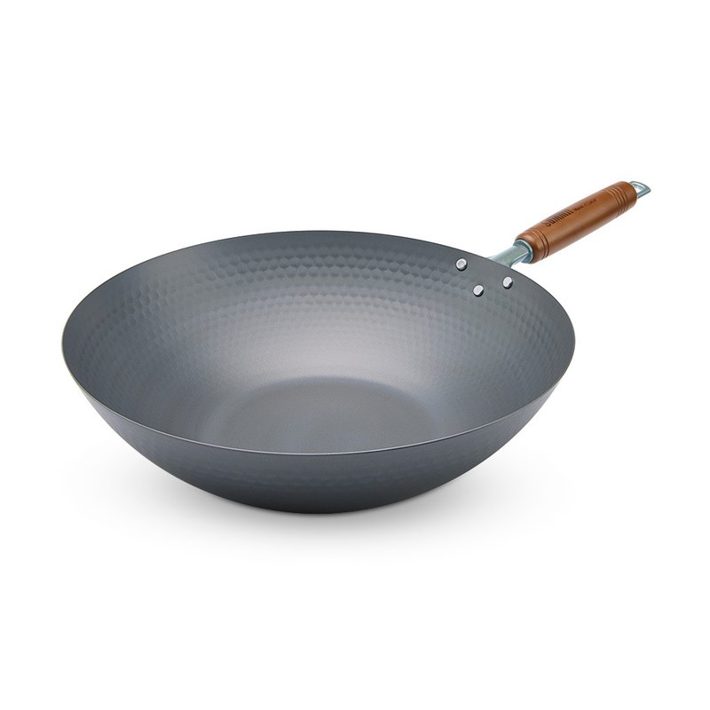 日本燕三条製鐵流 頂級窒化鐵鍋系列 槌目北京鍋 33cm - 廚具 - 其他金屬 